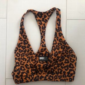 Beach Riot Leopard Sports Bra
